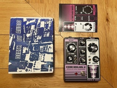 Death By Audio Echo Dream 2 Delay Modulation Fuzz Effektpedal Hervorragend