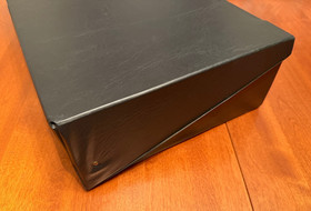 Power Glove complete in box black travel salesman case nintendo nes RARE MINT