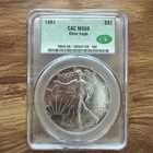 1987 $1 American Silver Eagle Dollar CAC MS 69 | Uncirculated UNC