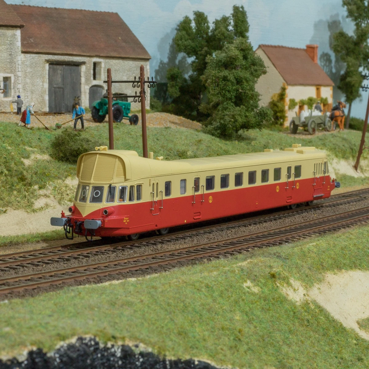 Locomotive AS Ho Autoral ABJ 13 SNCF X 3401 – Époque 4 – Analogique CC