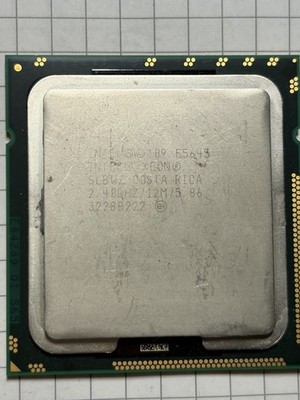 1pc Intel Xeon CPU E5645 SLBWZ 2.4GHz 12M 5.86 Socket COSTA RICA Prozessor