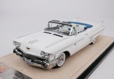 Cadillac série 62 cabriolet ouvert 1958 olympique blanc - 70 timbre 1/43 STM5...