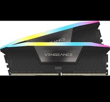 Image of Corsair Vengeance RGB 32GB (2x16GB) DDR5 6000MHz CL36 Desktop Memory Black