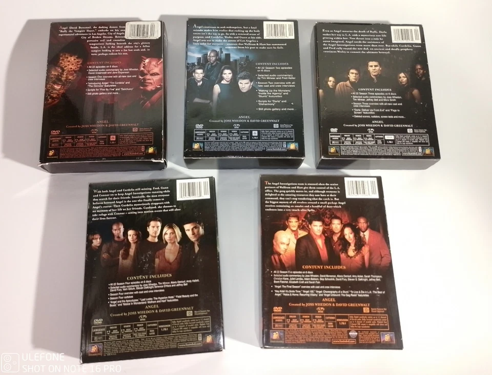 Angel Complete TV Show 1999 2004 Series Seasons 1-5 DVD Demons Buffy Vamp Slayer - Image 2 of 4