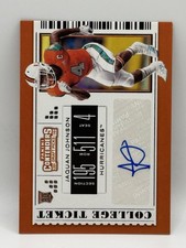 2019 Panini Contenders Draft Picks - College Ticket Jaquan Johnson #194 (AU, RC)