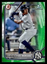 2022 Bowman #BP-74 Fidel Montero Green #D 99/99!