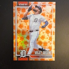 Topps Riley Greene Detroit Tigers #209 Parallel/Variety Serial Numbered /5