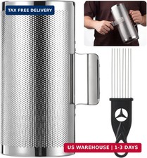 Metal Guiro Instrument with Scraper, Portable Guiro Shaker, Latin Percussion Ins