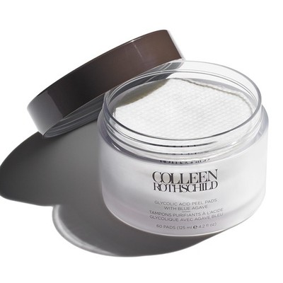 Glycolic Acid Peel Pads with Blue Agave | Gentle Spa-Strength Treatment | Res...