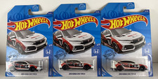 Hot Wheels 2018 Honda Civic Type R White 3 Car Lot Box Shipped