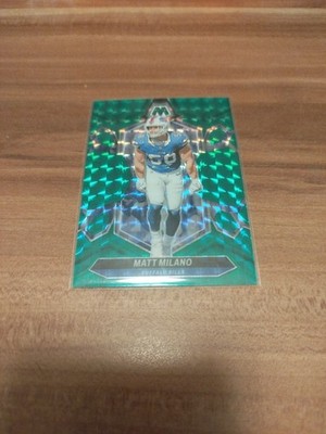 2024 Panini Mosaic - Matt Milano #27 Green Mosaic Prizm