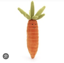 Jellycat Amuseables Vivacious Vegetable Carrot. Food Plush Soft Toy with Tags.
