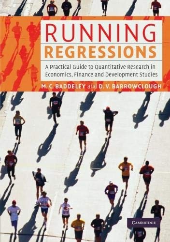 Running Regressions by Baddeley, C.  New 9780521603089 Fast Free Shipping<-