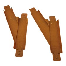 Hot Wheels Mario Kart Circuit Track Brown Brick Y Split Connectors Part