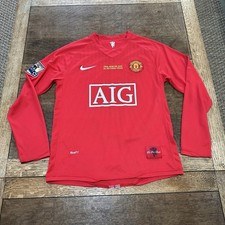 Cristiano Ronaldo Jersey red Manchester United Long Sleeve (Moscow 2008 Final) M