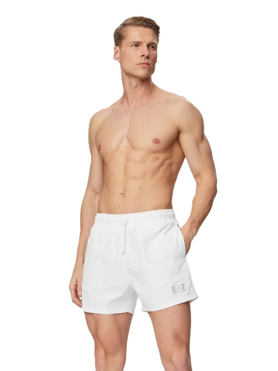 EMPORIO ARMANI EA7 7M001677 AF13019 MENS POLYESTER WHITE SILVER BOXER SUIT 16490₽