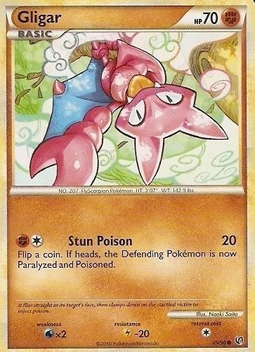 Gligar - 49/90 - Common Lightly Played Undaunted