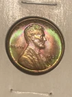 Uncirculated Toned 1935-D Denver Mint Copper Lincoln Wheat Cent