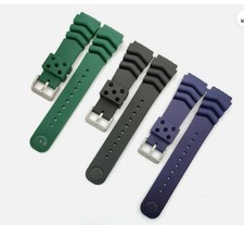 18/20/22mm Rubber Strap Watch Band Band For Seiko Diver SKX007 SKX173 Z22