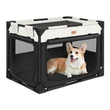 Dog Crate - Soft Pet Kennel for Dogs/Cats, 3-Door Breathable Travel Cage with...
