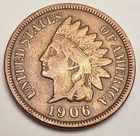 1906 P Indian Head Cent Penny  *F DETAILS - FINE DETAILS*  **FREE SHIPPING**