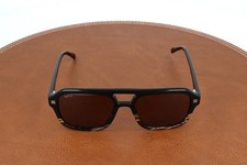 WMP Sydney Black Aviator Polarized Sunglasses 54-20-144