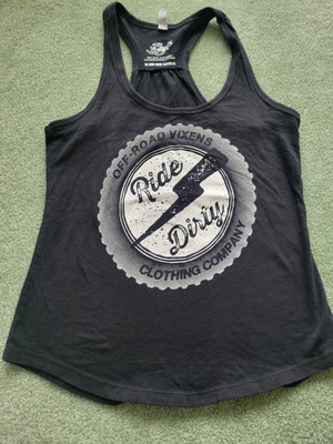 Off Road Vixens Black T back Get Lost Tank Top