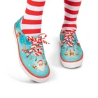 Chocolaticas® Kitsch Christmas Casual Women's Sneakers BNIB Brand New -Z03