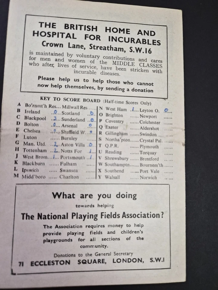 Millwall v Watford ~ Football League Div 3 (South) 1957/58 (SBiSR)~F/P - Image 3 of 3