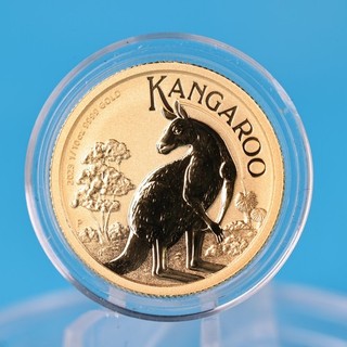 Australien 15 Dollars 2023 Australian Kangaroo 1/10 OZ Gold 9999 ST