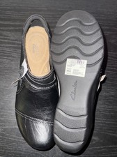 Clarks Collection Cheyne Ultimate Comfort Black Size 7.5 BNWOB