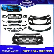 For 2019-2023 Chevy Chevrolet Camaro Zl1 Style Front Bumper Conversion Complete For 2019-2023 Chevy Chevrolet Camaro Zl1 Style Front Bumper Conversion Complete