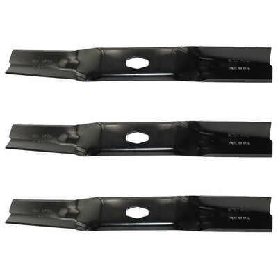 (3) Blades Fits MTD 742p05086-L 742-05086-L 54'' Fits Cub Cadet Fits Troy Bilt