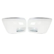 Front Bumper End Caps Fog Light Covers For 2007-2013 Chevrolet Silverado 1500