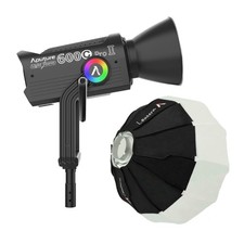 Aputure LS 600c Pro II RGB LED A Mount Monolight with 46 Preset Effects Bundle