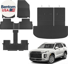 Floor Mats Fit for Hyundai Palisade 2020-2025 7-Seat/8-Seat , All Weather TPE C