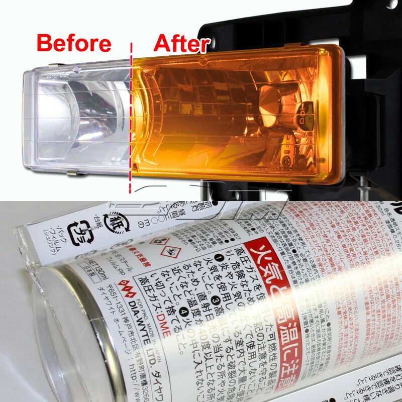 VANS Corner Bumper Amber Orange Auto Lens Spray Paint JDM