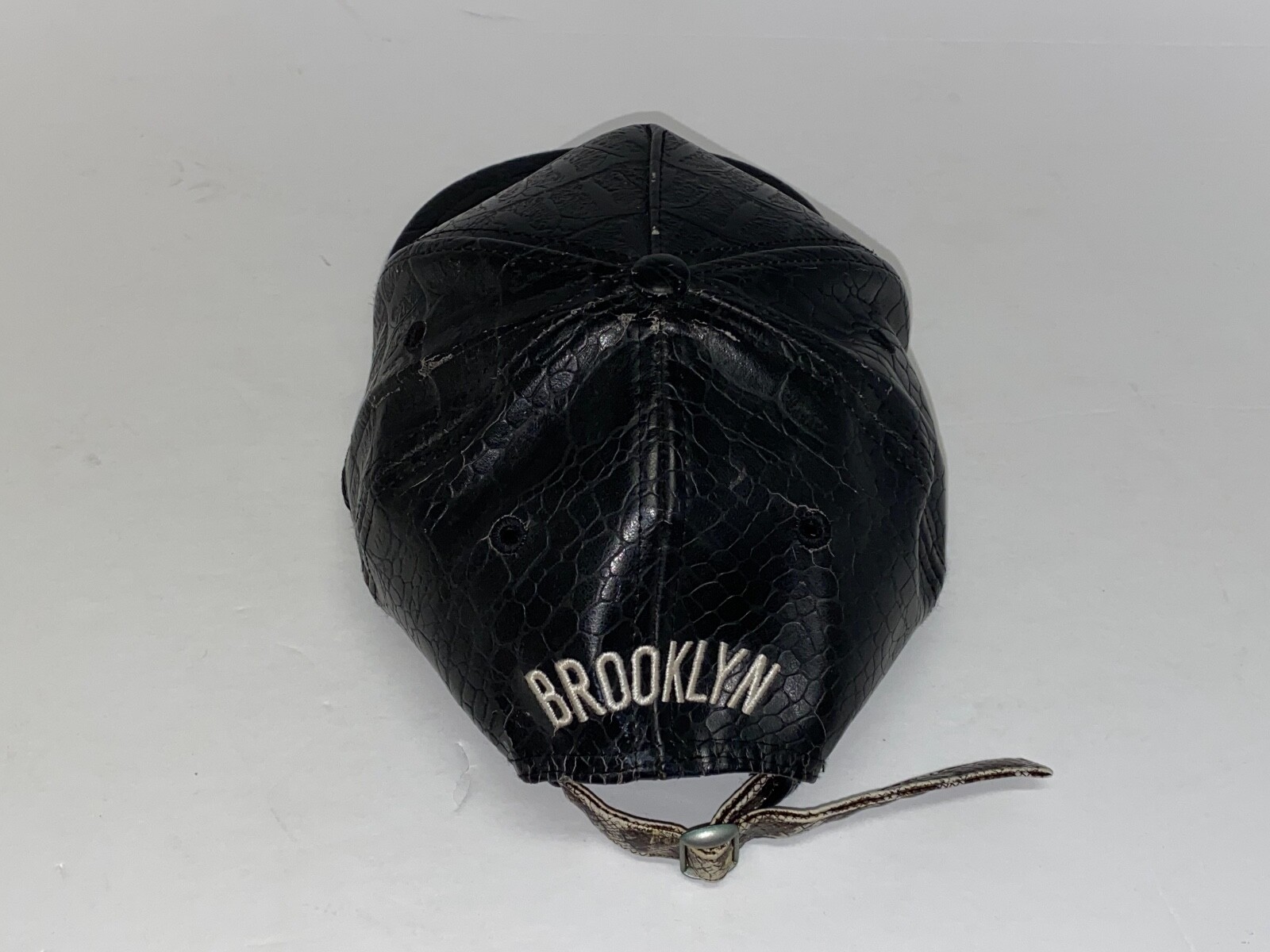 Brooklyn Nets Leather Python New Era Strapback Ha… - image 6