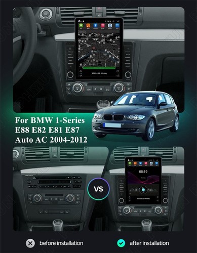 For 2004-2011 BMW 1 Series E88 E82 E81 E87 Auto AC Stereo Radio Android 10.1 GPS - Picture 4 of 12