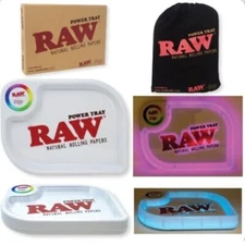 RAW Power Tray Light-Up Paper Rolling Tray - Rechargeable - Bluetooth - NEW