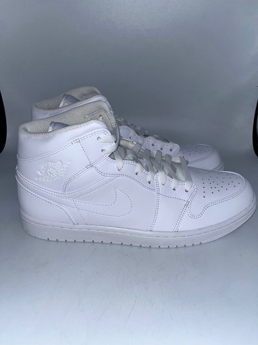 Size 12 - Jordan 1 Mid Triple White - Bild 4 von 7