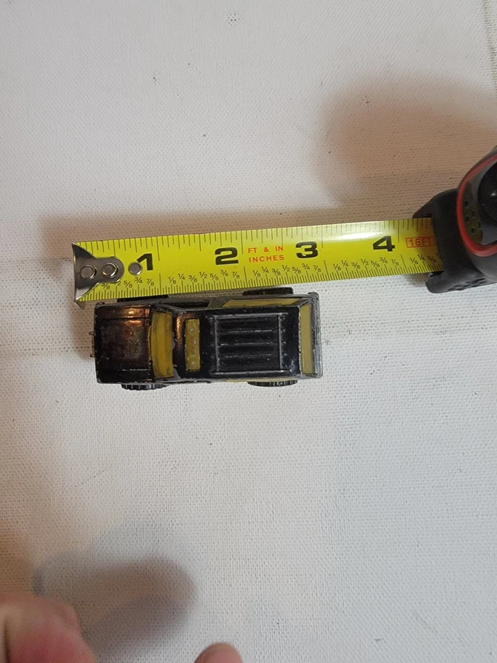 Blazer 4x4 negro vintage de coche de juguete fundido a presión Hot Wheels Mattel 1983 Foto 4 de 4