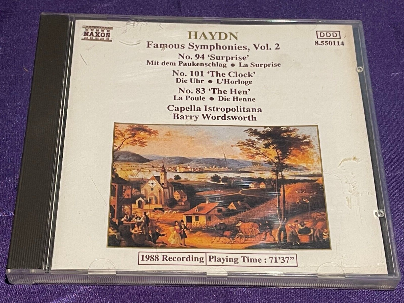 Haydn - Famous Symphonies No.s 83, 94 & 101 - CD Album - 1989 Pacific Music