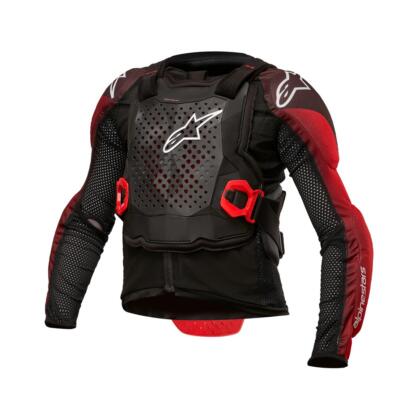 2027 Alpinestar Bionic Tech Jugend Schutzjacke schwarz weiß rot