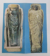 MUMMY EXHIBIT BROCHURE NIAGARA FALLS CANADA MUSEUM CANADIAN DEFUNCT TOURIST