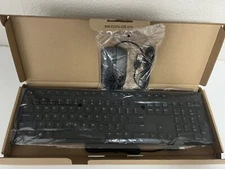 Dell KB216 WIRED Keyboard and Mouse Set Black - NEW