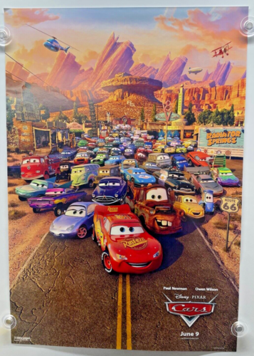 Disney Pixar Cars Movie Poster Full Cast of Cars Poster 27" x 18"