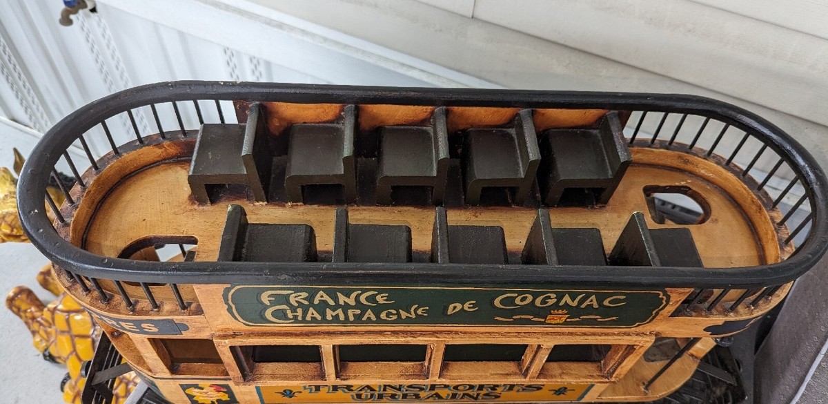 LIEBHERR 961 ショベル　ヴィンテージ　レトロ Rare Vintage 1930s Wood & Cast Iron French Double Decker Street