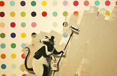 Decorating Rat  *DISCOUNTED OFFERS* A3 A4 Poster Print Banksy