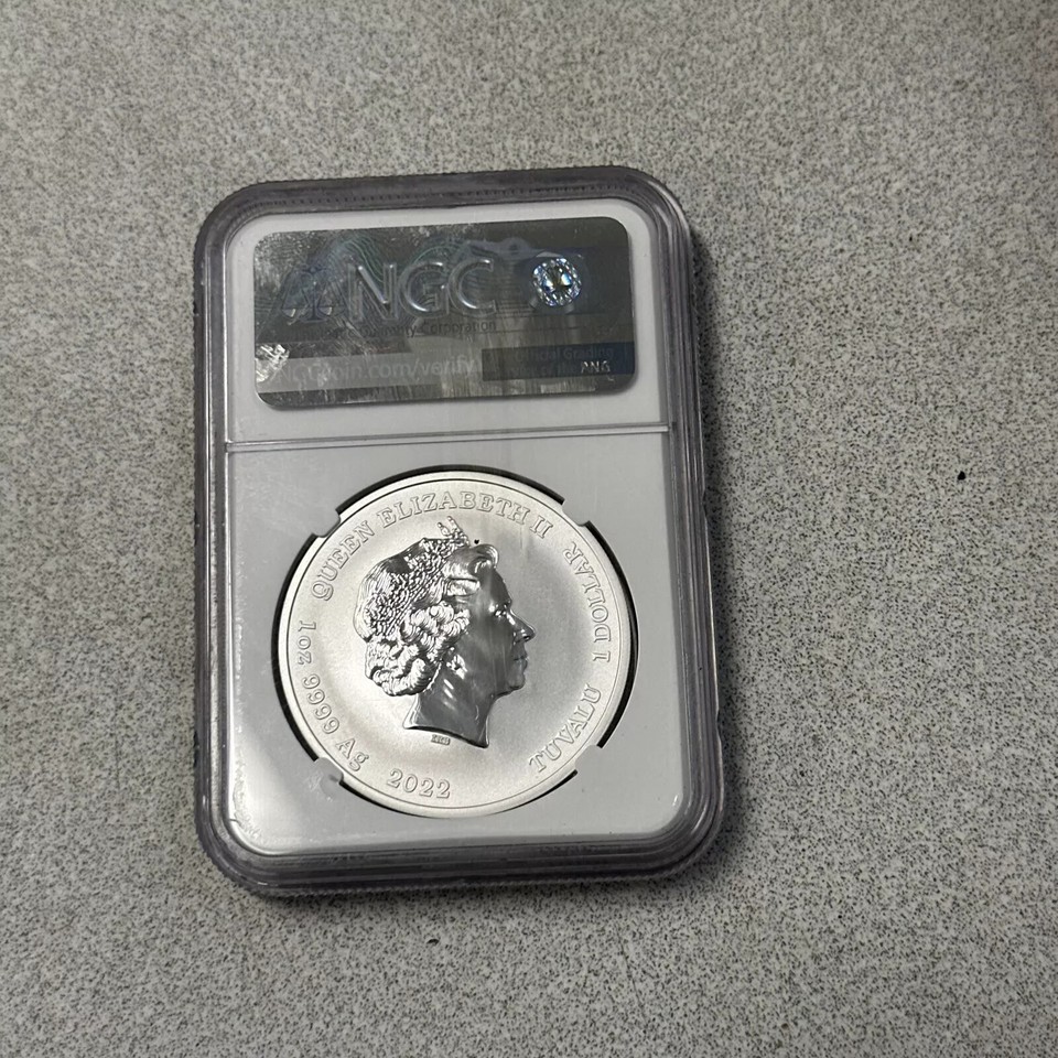 2022 Tuvalu $1 Silver Coin MS70 NGC Capcom Street Fighter RYU 1 oz 999 ...